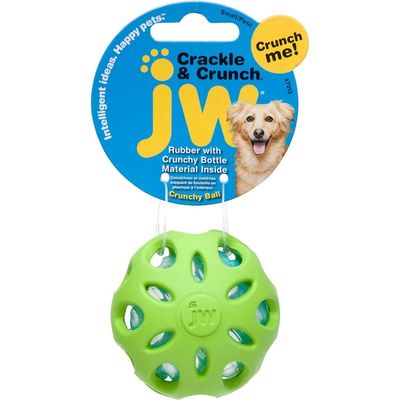 JW Pet Crackle Ball Dog Toy