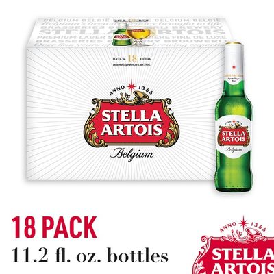 Stella Artois Lager Beer Bottles