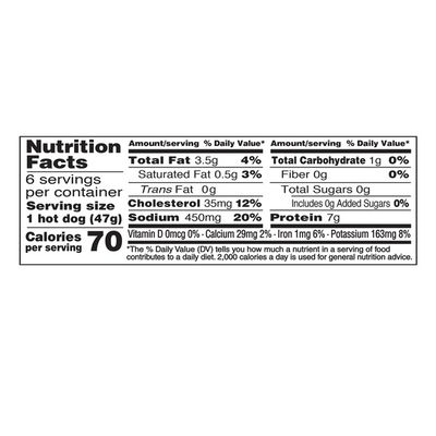 Applegate The Great Organic Uncured Turkey Hot Dog