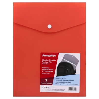 Pendaflex Slimline 7-Pocket, Vertical File, Letter Size
