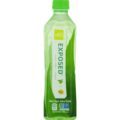 ALO Pulp and Juice, Original Aloe Vera + Honey, Exposed
