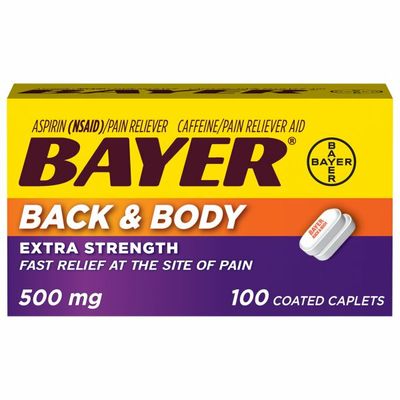 Bayer Back & Body, Extra Strength, 500 mg, Caplets
