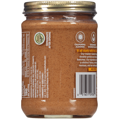 Maranatha No Stir Creamy Natural No Sugar or Salt Added California Almond Butte