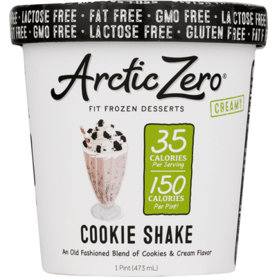Arctic Zero Creamy Fit Frozen Desserts Cookie Shake