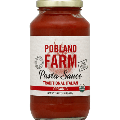 Poblano Farm Pasta Sauce Traditional Italian