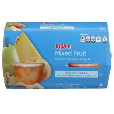 Hy-Vee Mixed Fruit In Light Syrup