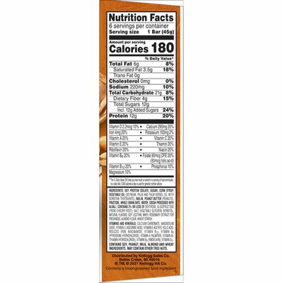 Kellogg's Special K Protein Bars, Meal Replacement, Protein Snacks, Chocolate Peanut Butter