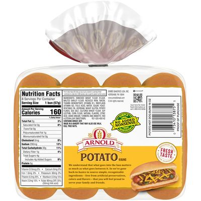 Brownberry/Arnold/Oroweat Potato Hot Dog Roll