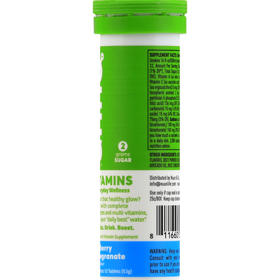 Nuun Vitamins, Tablets, Blueberry Pomegranate