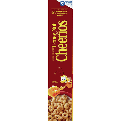 Honey Nut Cheerios Breakfast Cereal with Oats, Gluten Free