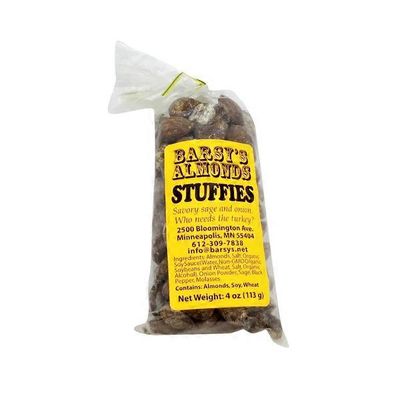 Barsy's Almonds Stuffies Savory Sage and Onion Flavored Almonds