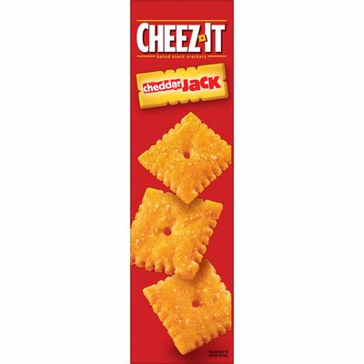 Cheez-It Cheese Crackers, Baked Snack Crackers, Office and Kids Snacks, Cheddar Jack