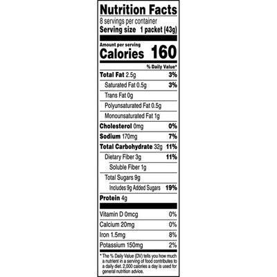 Quaker Select Starts Gluten Free Maple Brown Sugar