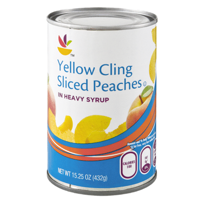 SB Yellow Cling Sliced Peaches in Heavy Syrup