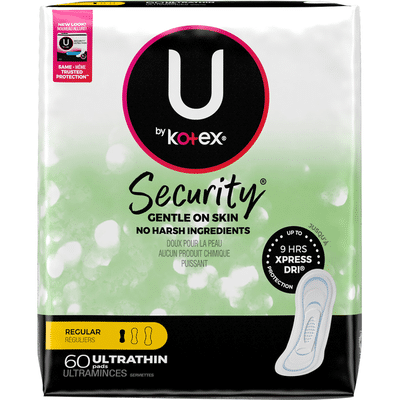 U By Kotex Security Ultra Thin Pads 60 Each Instacart U By Kotex Security Ultra Thin Pads 60 Each Instacart