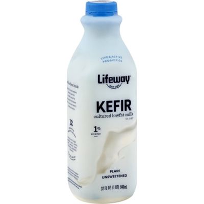 Lifeway Kefir Plain Unsweetened Cultured Lowfat Milk