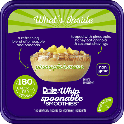 Dole Smoothie Bowl, Pineapple Banana