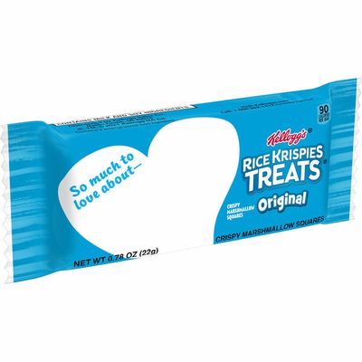 Kellogg's Rice Krispies Treats Marshmallow Snack Bar, Kids Snacks, School Lunch, Original