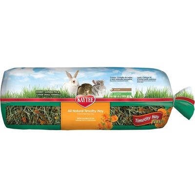 Kaytee Rabbit, Guinea Pig & Other Small Animals All Natural Timothy Hay With Marigolds
