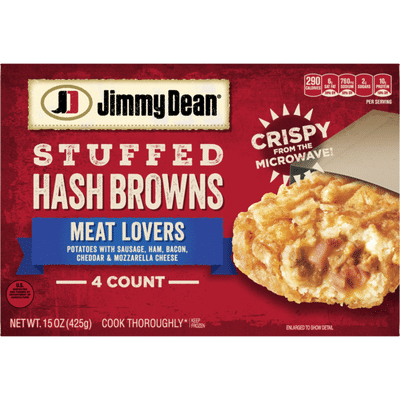 Jimmy Dean Meat Lovers Stuffed Hash Browns