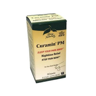 Terry Naturally Curamin Pm Nighttime Pain Sleep Your Pain Away Dietary Supplement Capsules