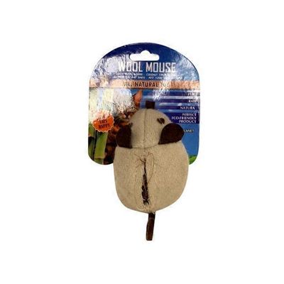 Aussie Naturals Wool Mouse Cat Toy