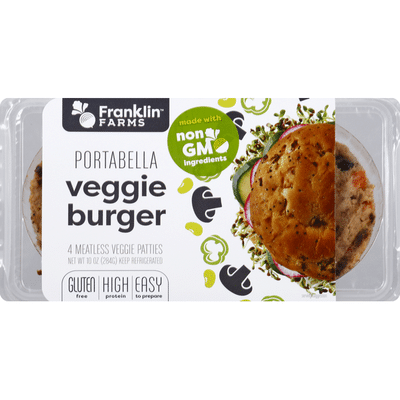 Franklin Farms Veggie Burger, Portabella