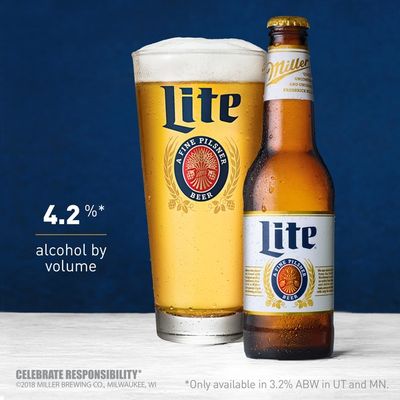 Miller Lite Lager Beer, Light Beer