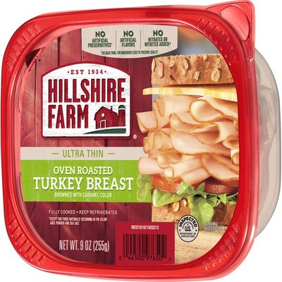 Hillshire Farm Ultra Thin Deli Sliced Turkey Breast Lunchmeat Oven Roasted Turkey Breast