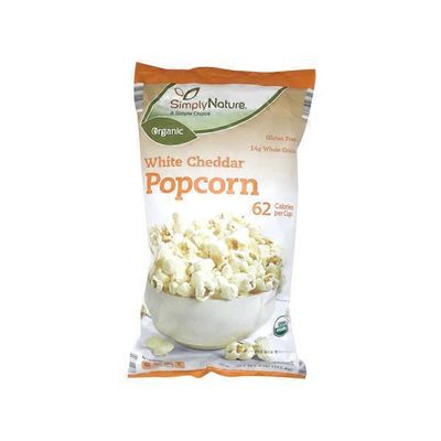 Simply Nature Organic White Cheddar Popcorn