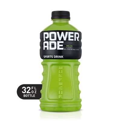 Powerade Melon, Ion4 Electrolyte Enhanced Fruit Flavored Sports Drink W/ Vitamins B3, B6, And B12, Replenish Sodium, Calcium, Potassium, Magnesium