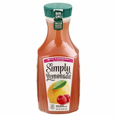 Simply Lemonade With Raspberry, All Natural Non-Gmo