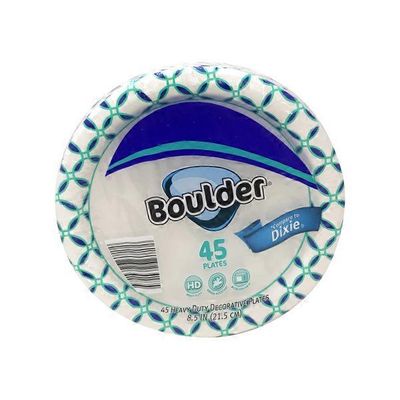 Boulder 8.5" Decorated Paper Plate