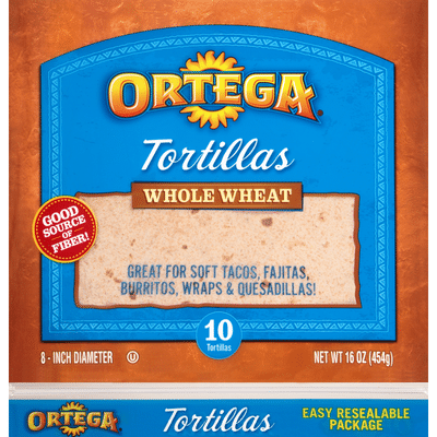 Ortega Whole Wheat Tortillas