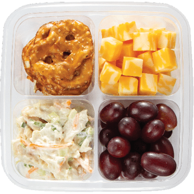 Chicken Salad & Colby Cheese Snack Box