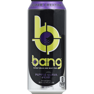 Bang Brain and Body Fuel, Potent, Purple Guava Pear