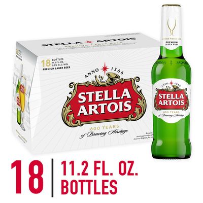 Stella Artois Lager Beer Bottles