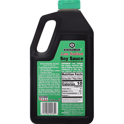 Kikkoman Soy Sauce, Less Sodium