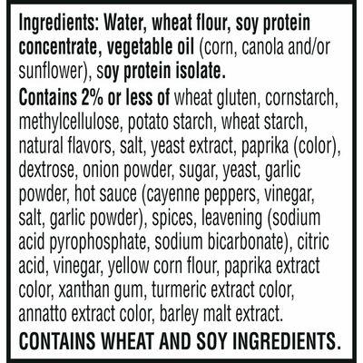 Morning Star Farms Meatless Chicken Wings, Plant Based Protein Vegan Meat, Frozen Meal, Buffalo