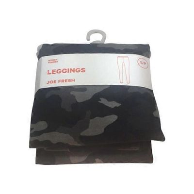 Joe Fresh Small Camo Blue & Grey Legging