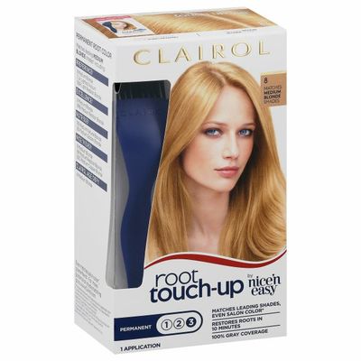 Nice 'n Easy Nice n Easy Root Touch-Up, 8 Medium Blonde, Permanent Hair Color, Kit Female Hair Color