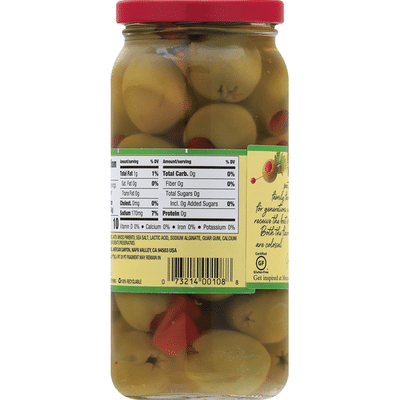 Mezzetta Olives, Spanish Queen, Super Colossal, Pimento Stuffed