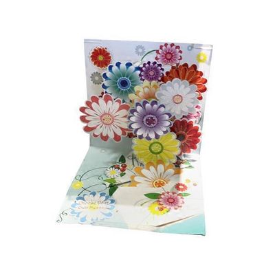 Up With Paper Floral Envelope Pop-Up Greeting Card