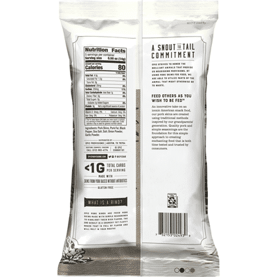 Epic Sea Salt & Pepper Pork Rinds, Keto Friendly, Paleo Friendly