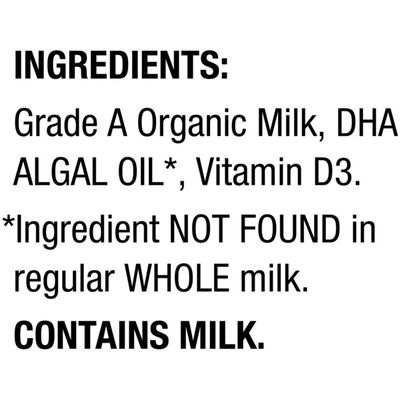 Horizon Organic DHA Omega-3 Vitamin D Organic Whole Milk