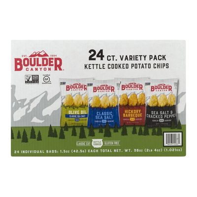 Boulder Canyon Potato Chips Variety Pack