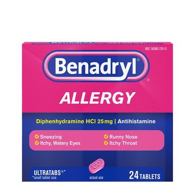 Benadryl Allergy Ultratabs Tablets