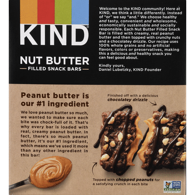 KIND Nut Butter Filled Chocolate Peanut Butter Bars