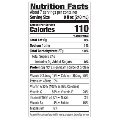 Featured image of post Easiest Way to Make 100 Fruit Juice Nutrition Label