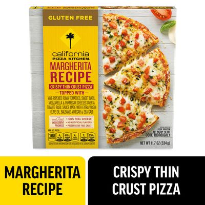 California Pizza Kitchen Gluten Free Margherita Recipe Crispy Thin Crust Pizza